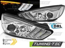 Передние фары CHROME DRL LED SEQ INDICAOR