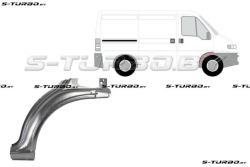 Арка передняя, задняя часть, под дверь (правая) заводской штамп