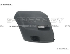 Бампер передний (черный) правая часть