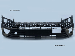 Бампер передний (черный) без отв. под парктроники, нижняя часть