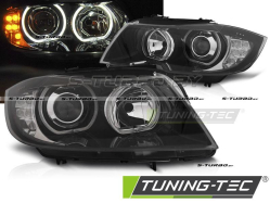 Передние фары LED ANGEL EYES BLACK LED INDICATOR
