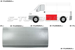 Панель боковая (левая) за водительской дверью, длинная / maxi длинная база, 60 см высота, 140 см длина, заводской штамп