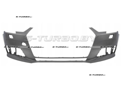 Бампер передний (грунтованный) с отв. под омыватели, без отв. под парктроники