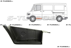 Ступень передней двери (левой) нижняя + верхняя часть, с нижним креплением, заводской штамп