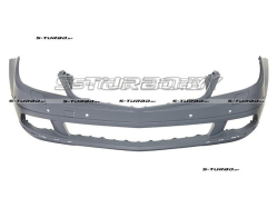 Бампер передний (грунтованный) с отв. под омыватели, с отв. под парктроники