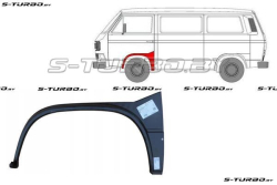 Арка передняя (левая) заводской штамп