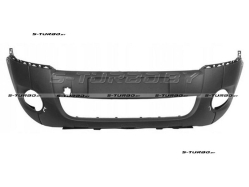 Бампер передний (черный) с отв. под противотуманки