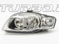 Передняя фара (левая) с белым колпачком на поворотник