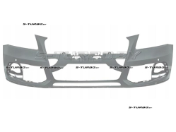 Бампер передний (грунтованный) без отв. под омыватели, с отв. под парктроники, EURO-TYPE
