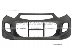 Бампер передний (черный) с отв. под противотуманки