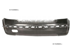 Бампер задний (черный) с отв. под противотуманку