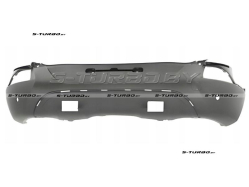 Бампер задний (грунтованный) с отв. под парктроники, с отв. для спойлера