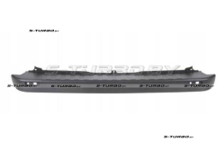 Бампер задний (черный) текстурный, без отв. под парктроники, центральная часть