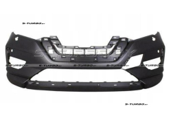 Бампер передний (черный) с отв. под омыватели, с отв. под парктроники