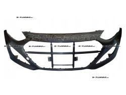 Бампер передний (черный) без отв. под омыватели, без отв. под парктроники
