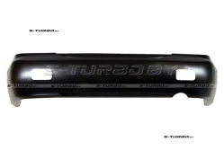 Бампер задний (черный) с отв. под противотуманки