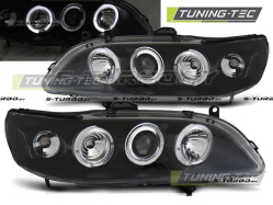 Передние фары ANGEL EYES BLACK, USA-TYPE