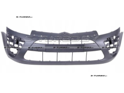 Бампер передний (грунтованный) без отв. под омыватели, без отв. под парктроники, 2007-2010