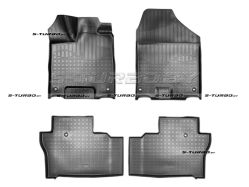 Коврики модельные полиуретановые в салон (высокий борт), 5 мест