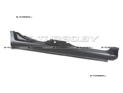 Порог (правый) с выходом на стойки, полный профиль, заводской штамп