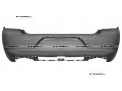 Бампер задний (черный) 2014-2016
