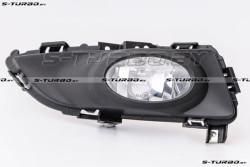 Противотуманная фара (правая) под обычный бампер, с рамкой