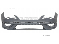 Бампер передний (грунтованный) с отв. под омыватели, с отв. под парктроники