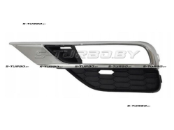 Решетка в бампер (левая) с отв. под противотуманку