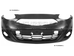 Бампер передний (черный) с отв. под противотуманки