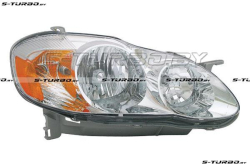 Передняя фара (правая) 2002-2005, USA-type, хром