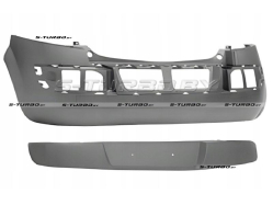 Бампер задний (грунтованный) с накладкой