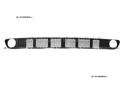 Решетка в бампер, с отв. под противотуманки