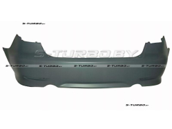 Бампер задний (грунтованный) с отв. на две выхлопные трубы