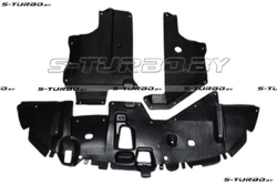 Защита двигателя боковая левая + правая + защита бампера (пластик) дизель