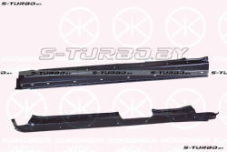 Порог (левый) euro-type, версия под накладку порога, полный профиль, заводской штамп