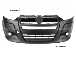 Бампер передний (черный) с отв. под противотуманки