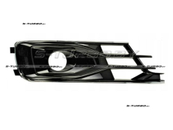 Решетка в бампер (правая) с отв. под противотуманку, с хромом, для версии с активным тепломатом