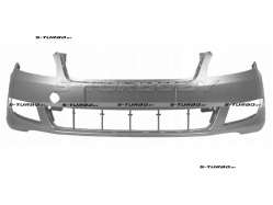 Бампер передний (серый) без отв. под омыватели