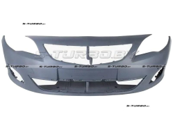 Бампер передний (грунтованный) с отв. под парктроники, без отв. под омыватели