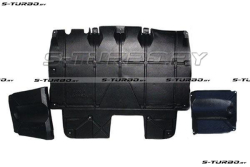 Защита двигателя центральная + 2 боковые (пластик) дизель