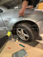 Крыло переднее (правое) верхняя часть, оцинкованная сталь, ремкомплект