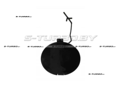 Заглушка отверстия крюка (передняя) черная, с глянцем