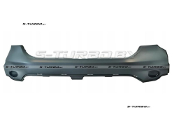 Бампер передний, без отв. под противотуманки, верхняя часть