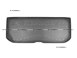 Коврик в багажник модельный полиуретановый, 7 мест, разложенный 3-й ряд