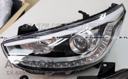 Передняя фара (левая) линзовая, светодиодная, RUSSIA / EURO-type