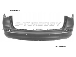 Бампер задний (грунтованный) с отв. под парктроники, с отв. для маркеров