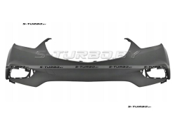 Бампер передний (черный) без отв. под парктроники, с отв. под крепления галогенов, верхняя часть