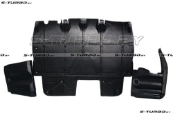 Защита двигателя центральная + 2 боковые (пластик) бензин