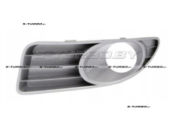 Решетка в бампер (левая) серая, с отв. под противотуманку