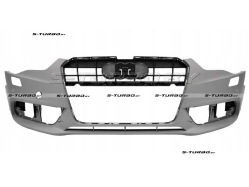Бампер передний (грунтованный) с отв. под омыватели, без отв. под парктроники
